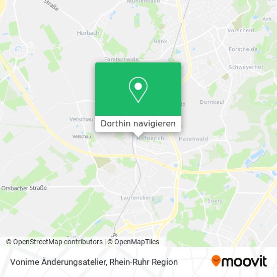 Vonime Änderungsatelier Karte