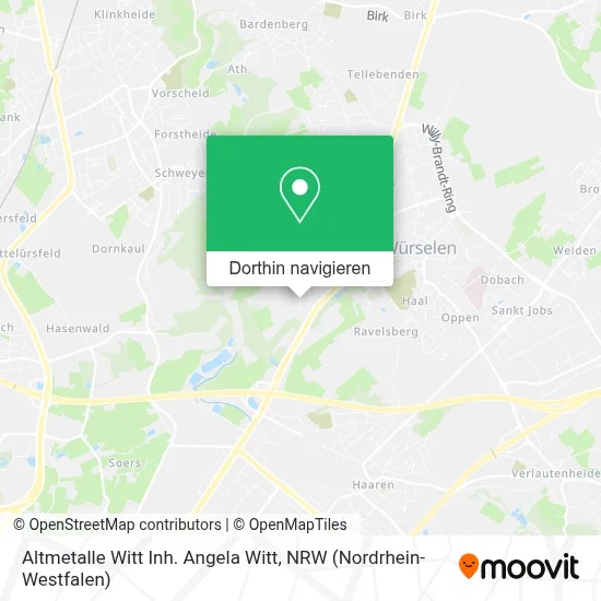 Altmetalle Witt Inh. Angela Witt Karte