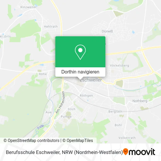 Berufsschule Eschweiler Karte