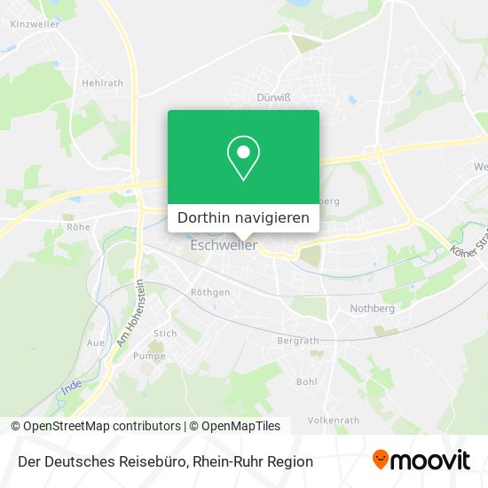 Der Deutsches Reisebüro Karte