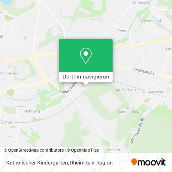 Katholischer Kindergarten Karte