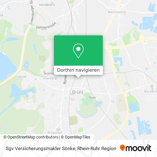 Sgv Versicherungsmakler Sönke Karte
