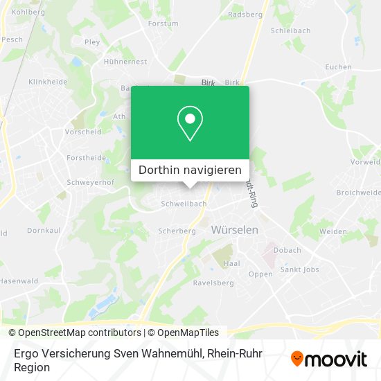 Ergo Versicherung Sven Wahnemühl Karte