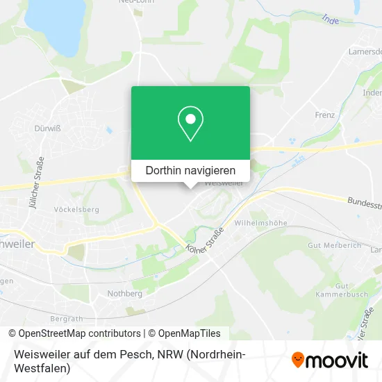 Weisweiler auf dem Pesch Karte