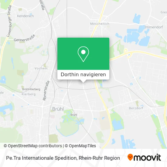 Pe.Tra Internationale Spedition Karte