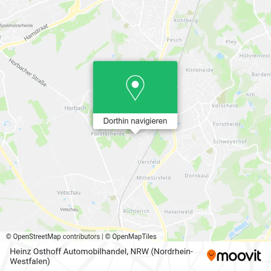 Heinz Osthoff Automobilhandel Karte