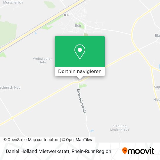 Daniel Holland Mietwerkstatt Karte