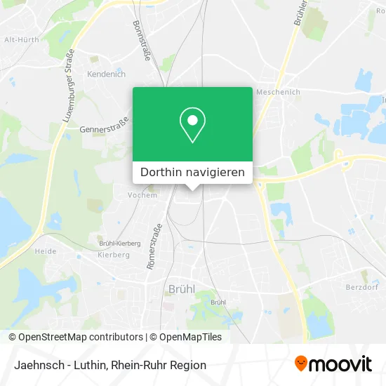 Jaehnsch - Luthin Karte