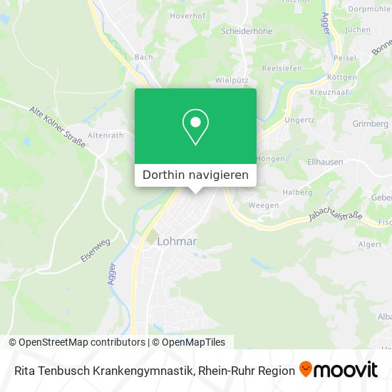 Rita Tenbusch Krankengymnastik Karte