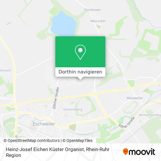 Heinz-Josef Eichen Küster Organist Karte