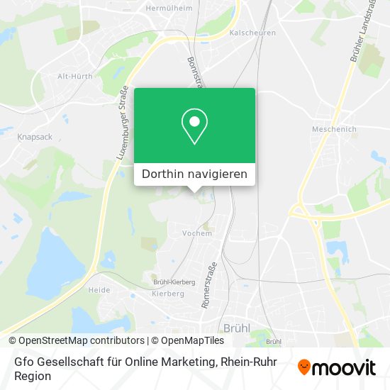 Gfo Gesellschaft für Online Marketing Karte