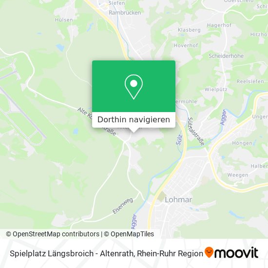Spielplatz Längsbroich - Altenrath Karte