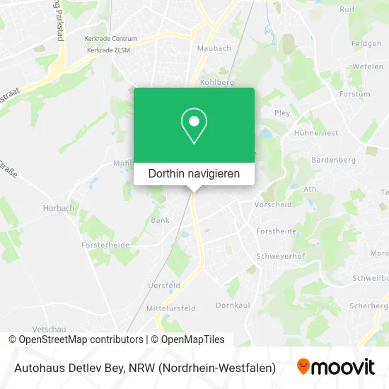 Autohaus Detlev Bey Karte