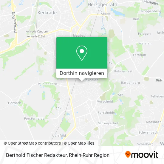 Berthold Fischer Redakteur Karte