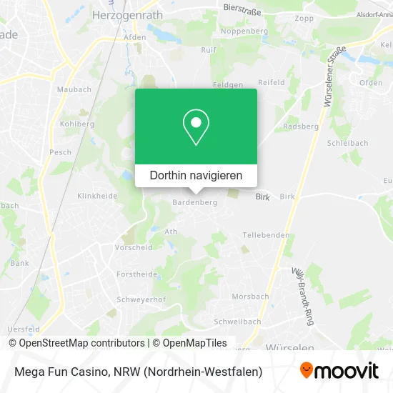 Mega Fun Casino Karte