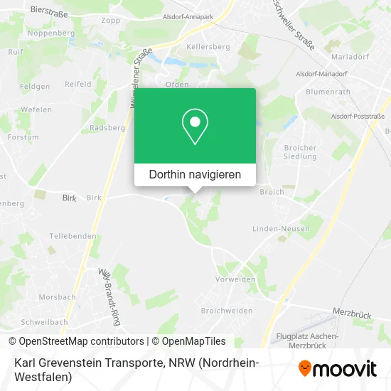 Karl Grevenstein Transporte Karte