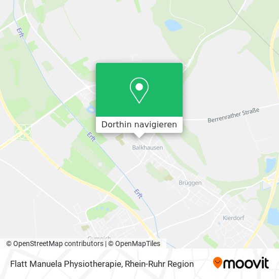 Flatt Manuela Physiotherapie Karte