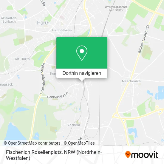 Fischenich Rosellenplatz Karte