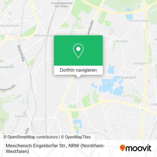 Meschenich Engeldorfer Str. Karte