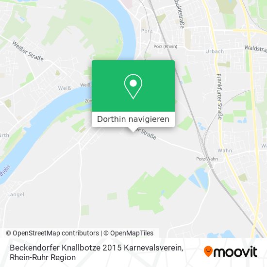 Beckendorfer Knallbotze 2015 Karnevalsverein Karte