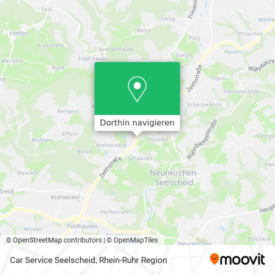 Car Service Seelscheid Karte