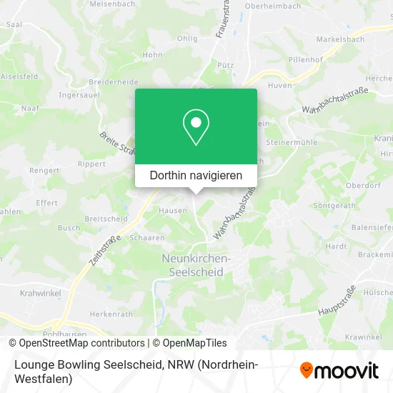 Lounge Bowling Seelscheid Karte