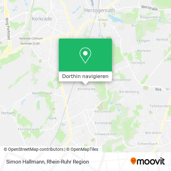 Simon Hallmann Karte