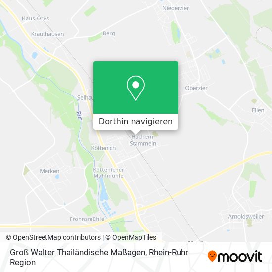 Groß Walter Thailändische Maßagen Karte
