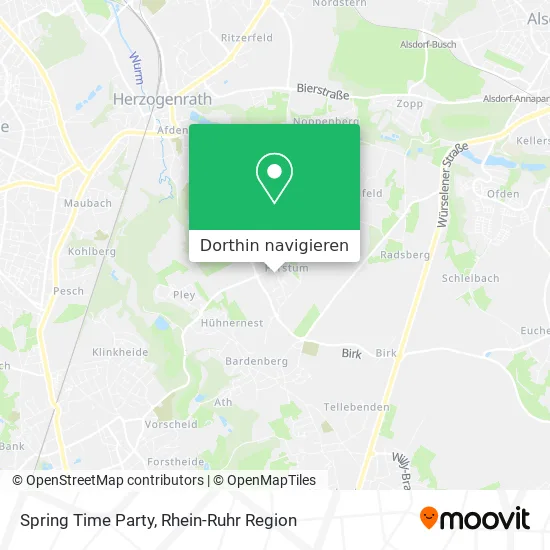 Spring Time Party Karte