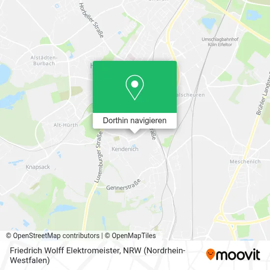 Friedrich Wolff Elektromeister Karte