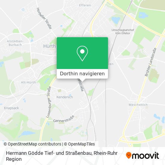 Hermann Gödde Tief- und Straßenbau Karte