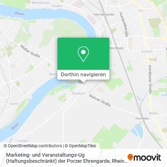 Marketing- und Veranstaltungs-Ug (Haftungsbeschränkt) der Porzer Ehrengarde Karte