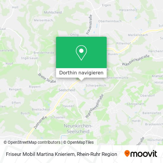 Friseur Mobil Martina Knieriem Karte