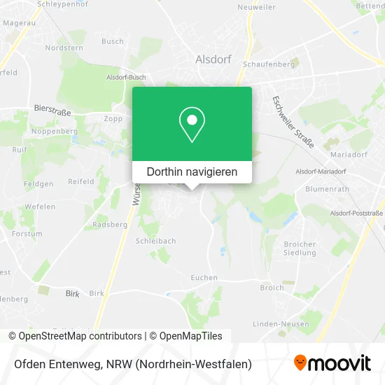 Ofden Entenweg Karte