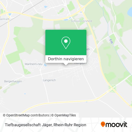 Tiefbaugesellschaft Jäger Karte