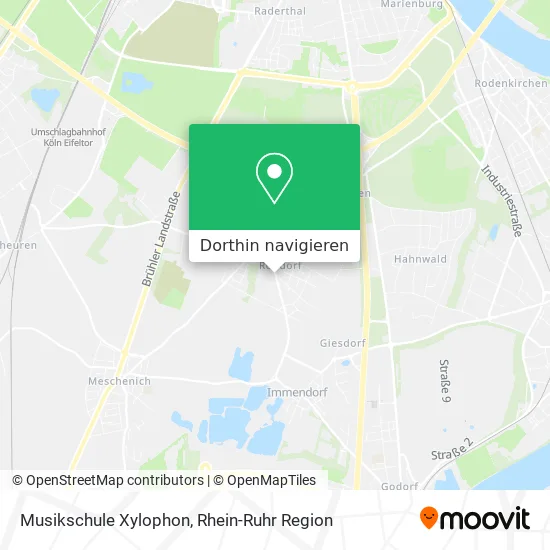 Musikschule Xylophon Karte