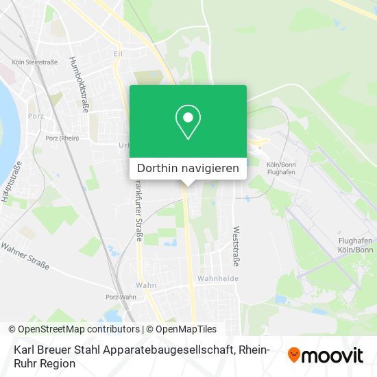 Karl Breuer Stahl Apparatebaugesellschaft Karte