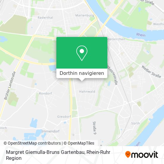 Margret Giemulla-Bruns Gartenbau Karte