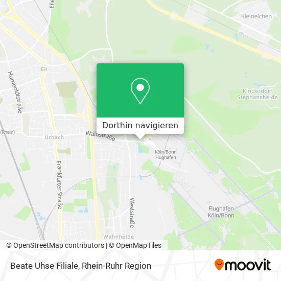 Beate Uhse Filiale Karte