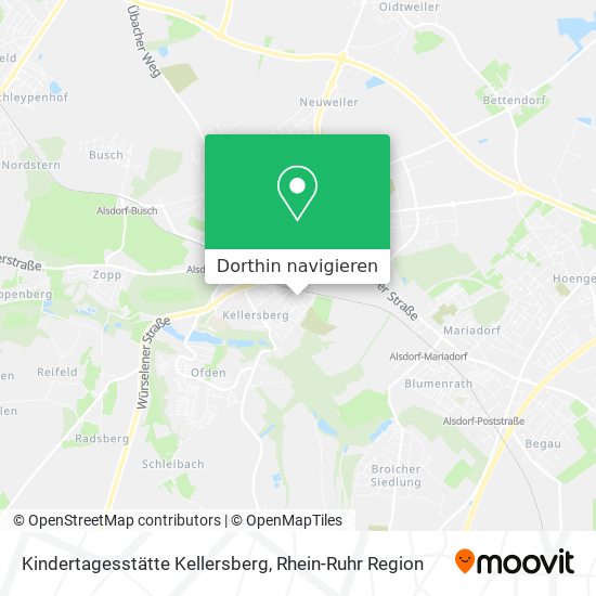 Kindertagesstätte Kellersberg Karte