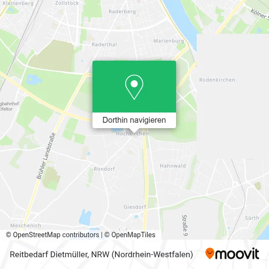 Reitbedarf Dietmüller Karte