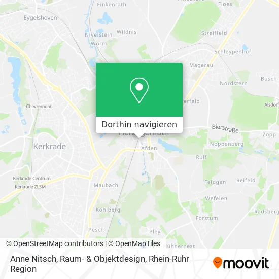 Anne Nitsch, Raum- & Objektdesign Karte