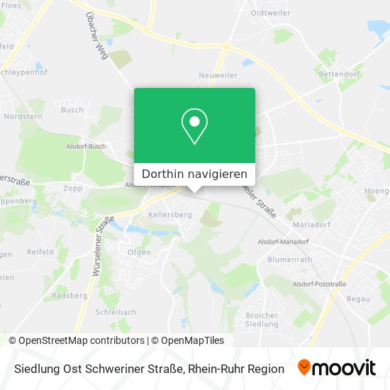 Siedlung Ost Schweriner Straße Karte