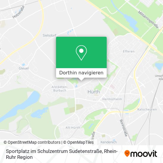 Sportplatz im Schulzentrum Sudetenstraße Karte