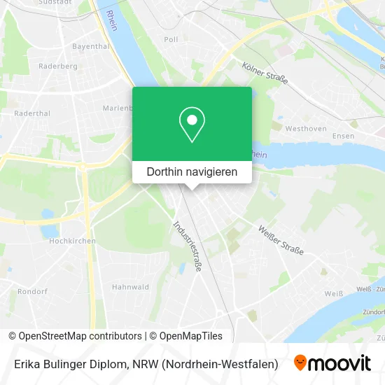 Erika Bulinger Diplom Karte