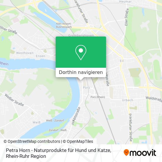 Petra Horn - Naturprodukte für Hund und Katze Karte