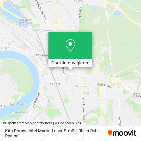 Kita Domwichtel Martin-Luher-Straße Karte