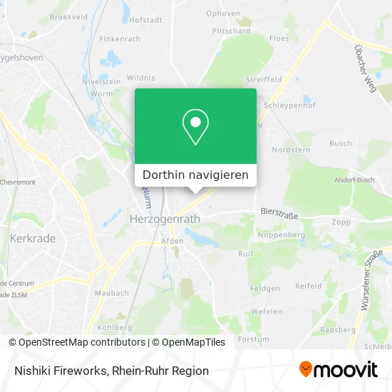 Nishiki Fireworks Karte