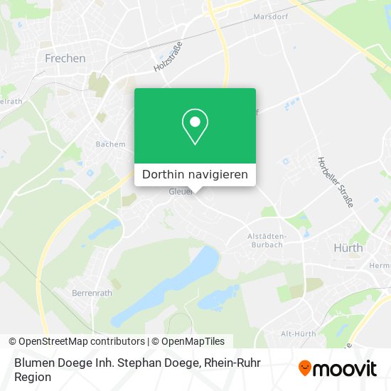 Blumen Doege Inh. Stephan Doege Karte