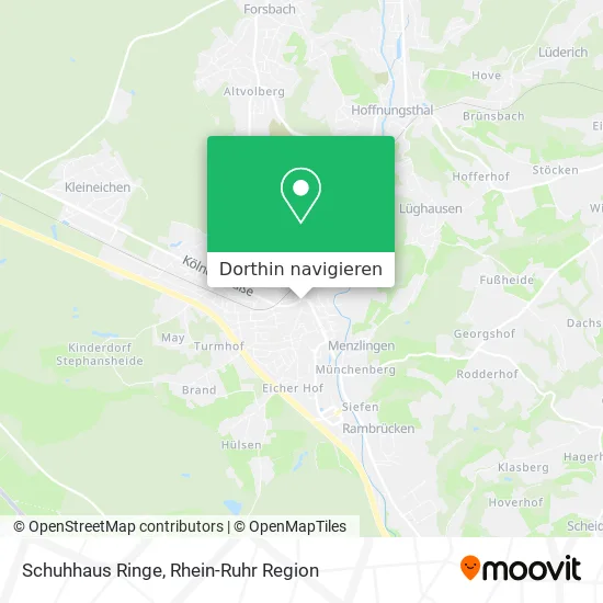 Schuhhaus Ringe Karte